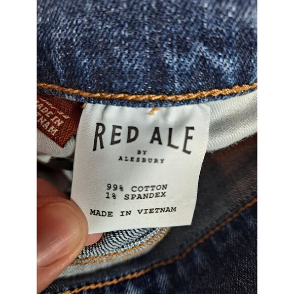 Red Ale By Alesbury Men's Blue Denim Athletic Relaxed Fit Jeans‎ size 30/32 - Picture 7 of 8
